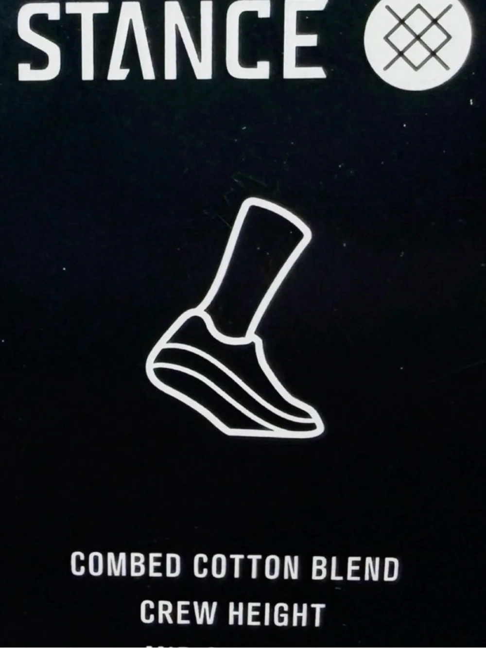 STANCE Striped Blanket Crew Socks - 2 Pack - Size Large - 4 Sets (8 Pairs)